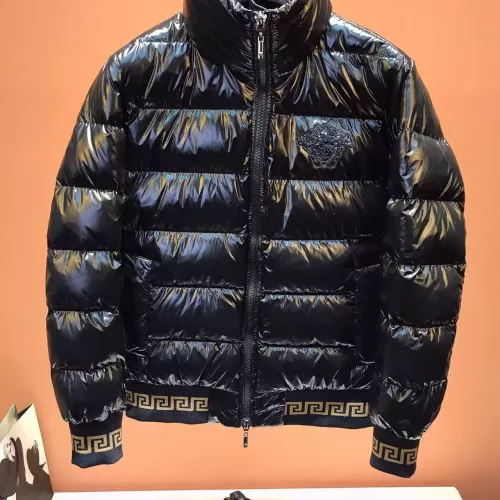 Versace Down Feather Coat Long Sleeved For Men #1376751 $135.00 USD, Wholesale Replica Versace Down Feather Coat