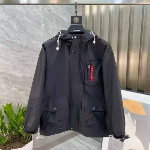 Prada Jackets Long Sleeved For Men #1376754 $82.00 USD, Wholesale Replica Prada Jackets