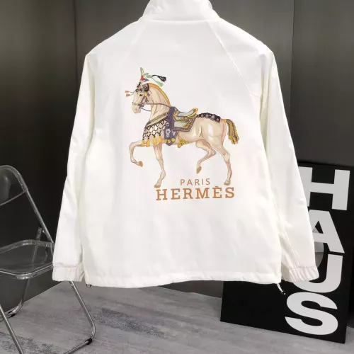 Replica Hermes Jackets Long Sleeved For Men #1376778 $80.00 USD for Wholesale
