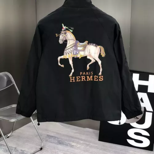 Replica Hermes Jackets Long Sleeved For Men #1376779 $80.00 USD for Wholesale