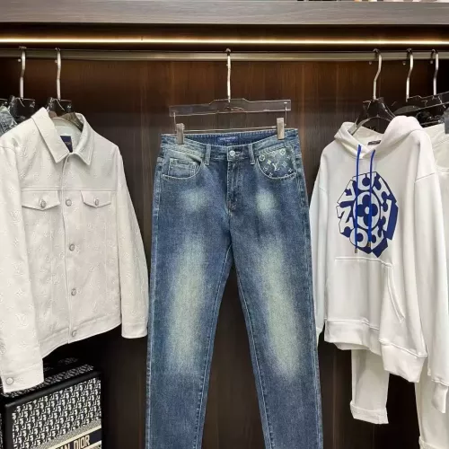 Replica Louis Vuitton LV Jeans For Men #1376814 $48.00 USD for Wholesale