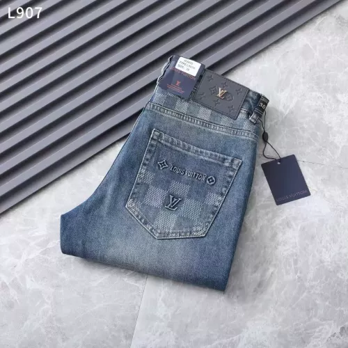 Replica Louis Vuitton LV Jeans For Men #1376861 $45.00 USD for Wholesale