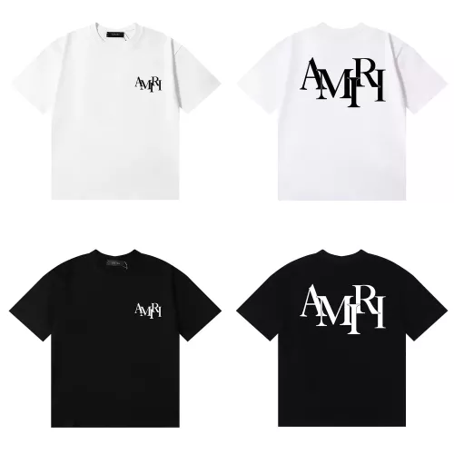 Replica Amiri T-Shirts Short Sleeved For Unisex #1376944 $32.00 USD for Wholesale