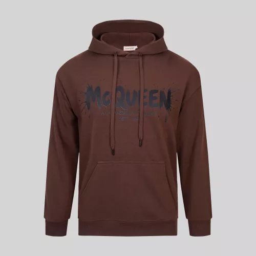 Alexander McQueen Hoodies Long Sleeved For Men #1376949 $42.00 USD, Wholesale Replica Alexander McQueen Hoodies