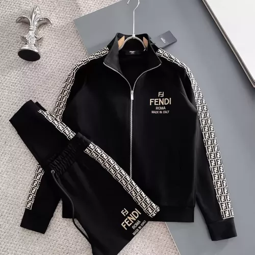 Fendi Tracksuits Long Sleeved For Men #1377263 $96.00 USD, Wholesale Replica Fendi Tracksuits