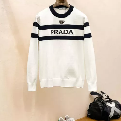 Prada Sweaters Long Sleeved For Men #1377321 $92.00 USD, Wholesale Replica Prada Sweaters