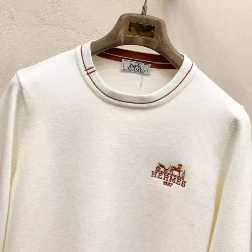 Replica Hermes Sweaters Long Sleeved For Men #1377335 $92.00 USD for Wholesale