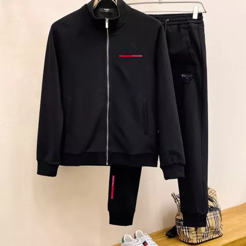Prada Tracksuits Long Sleeved For Men #1377382 $96.00 USD, Wholesale Replica Prada Tracksuits