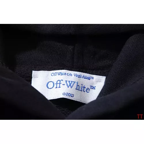 Replica Off-White Hoodies Long Sleeved For Unisex #1377447 $52.00 USD for Wholesale