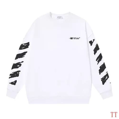 Replica Off-White Hoodies Long Sleeved For Unisex #1377456 $45.00 USD for Wholesale