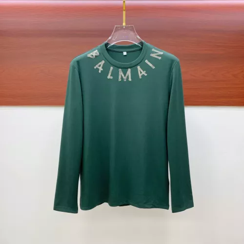 Balmain T-Shirts Long Sleeved For Men #1377478 $72.00 USD, Wholesale Replica Balmain T-Shirts