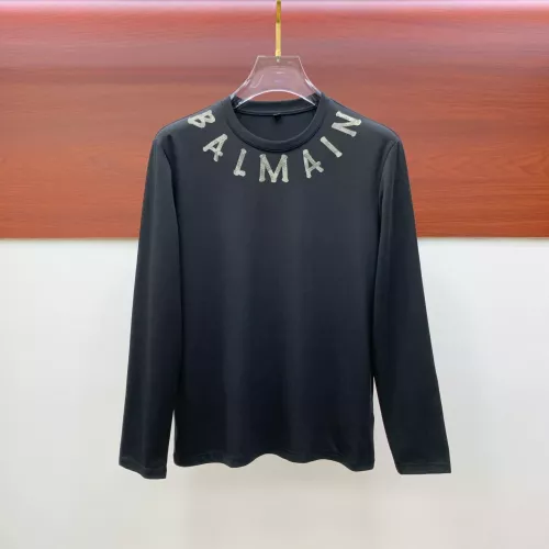 Balmain T-Shirts Long Sleeved For Men #1377479 $72.00 USD, Wholesale Replica Balmain T-Shirts