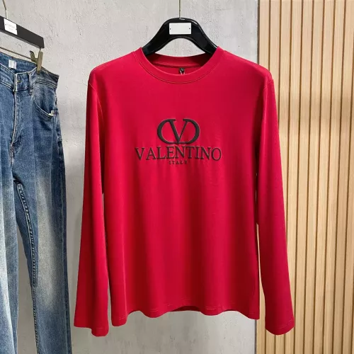 Valentino T-Shirts Long Sleeved For Men #1377489 $76.00 USD, Wholesale Replica Valentino T-Shirts