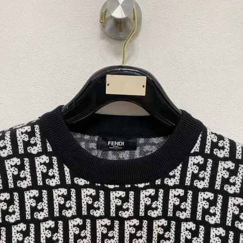 Replica Fendi Sweaters Long Sleeved For Men #1377552 $85.00 USD for Wholesale