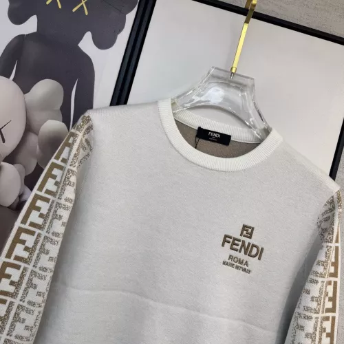 Replica Fendi Sweaters Long Sleeved For Men #1377560 $96.00 USD for Wholesale