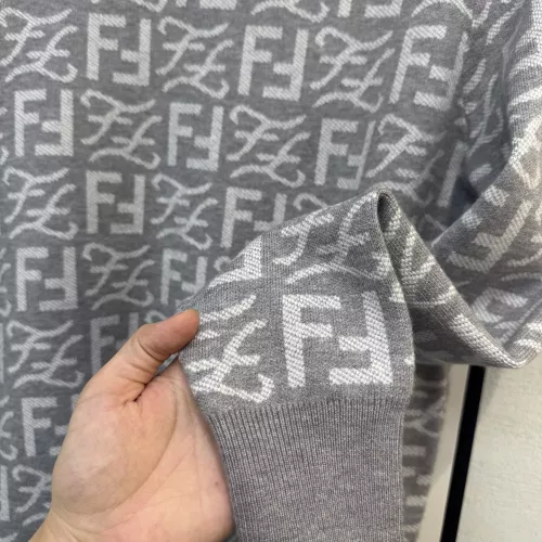 Replica Fendi Sweaters Long Sleeved For Men #1377565 $96.00 USD for Wholesale