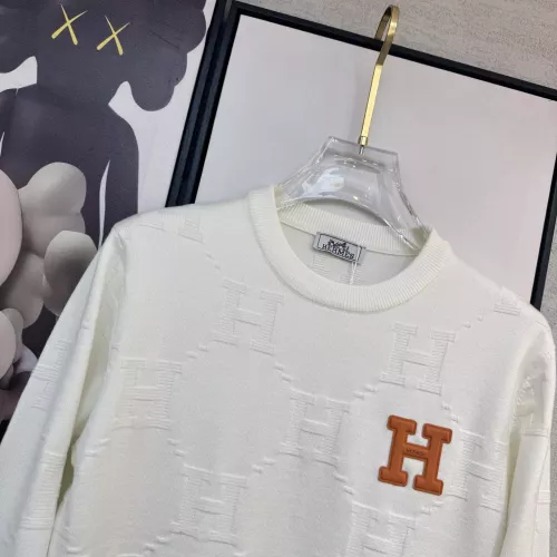 Replica Hermes Sweaters Long Sleeved For Men #1377568 $96.00 USD for Wholesale