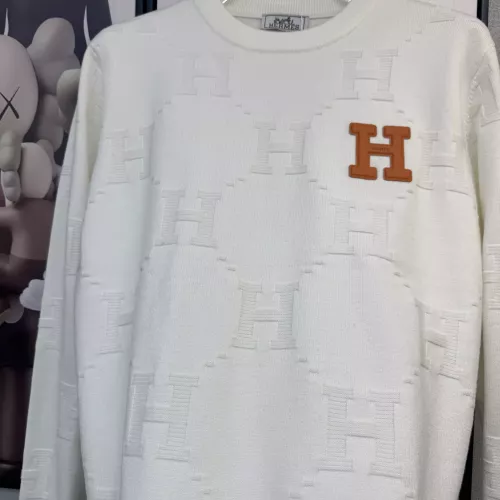 Replica Hermes Sweaters Long Sleeved For Men #1377568 $96.00 USD for Wholesale