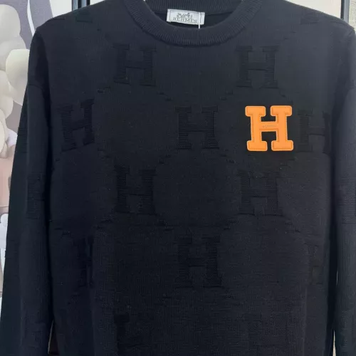 Replica Hermes Sweaters Long Sleeved For Men #1377570 $96.00 USD for Wholesale