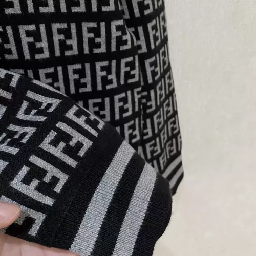 Replica Fendi Sweaters Long Sleeved For Men #1377593 $88.00 USD for Wholesale