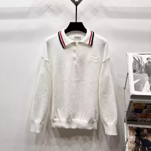 MIU MIU Sweaters Long Sleeved For Unisex #1377679 $56.00 USD, Wholesale Replica MIU MIU Sweaters