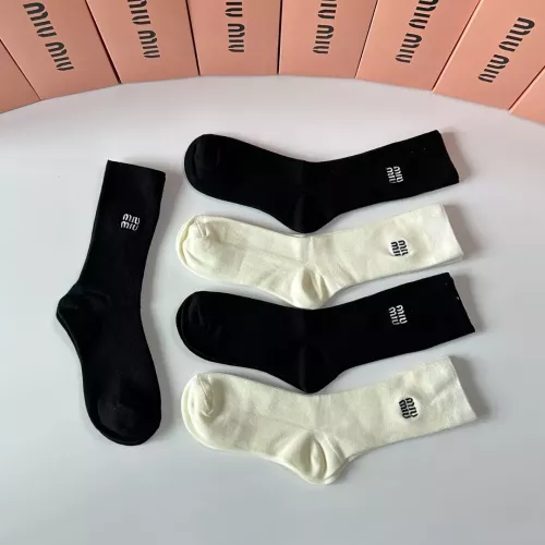 Replica MIU MIU Socks #1377723 $29.00 USD for Wholesale