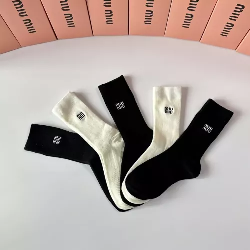 Replica MIU MIU Socks #1377723 $29.00 USD for Wholesale