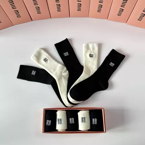 Replica MIU MIU Socks #1377723 $29.00 USD for Wholesale
