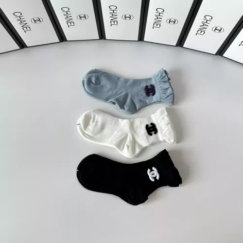 Replica Chanel Socks #1377726 $32.00 USD for Wholesale