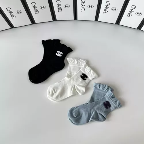 Replica Chanel Socks #1377726 $32.00 USD for Wholesale