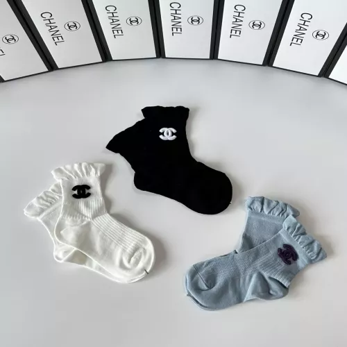 Replica Chanel Socks #1377726 $32.00 USD for Wholesale