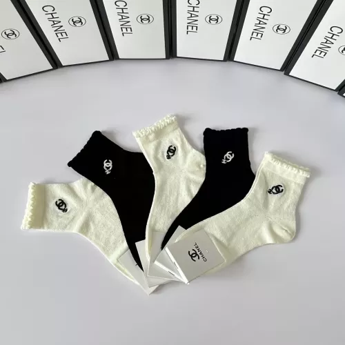 Replica Chanel Socks #1377741 $29.00 USD for Wholesale