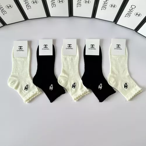 Replica Chanel Socks #1377741 $29.00 USD for Wholesale