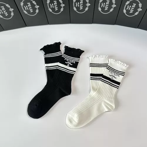 Prada Socks #1377743 $29.00 USD, Wholesale Replica Prada Socks