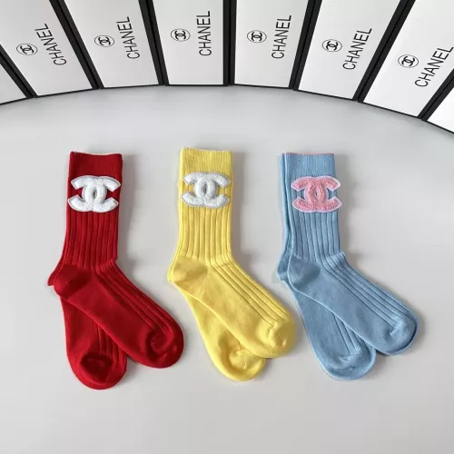 Replica Chanel Socks #1377744 $32.00 USD for Wholesale