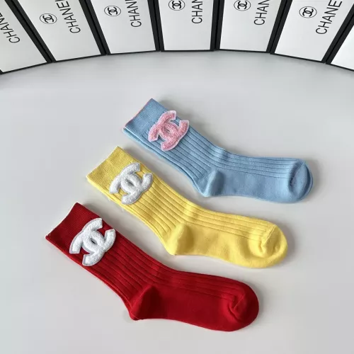Replica Chanel Socks #1377744 $32.00 USD for Wholesale