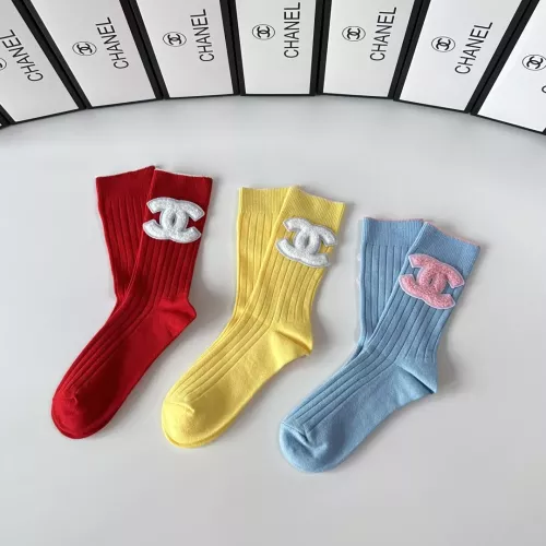 Replica Chanel Socks #1377744 $32.00 USD for Wholesale