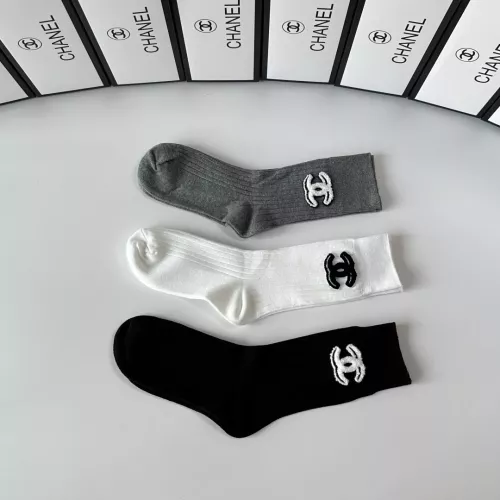 Replica Chanel Socks #1377745 $32.00 USD for Wholesale