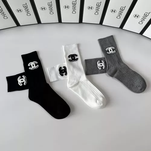 Replica Chanel Socks #1377745 $32.00 USD for Wholesale