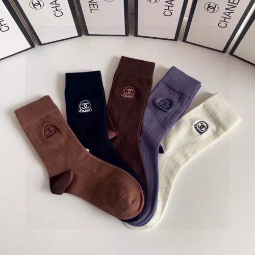 Replica Chanel Socks #1377746 $29.00 USD for Wholesale