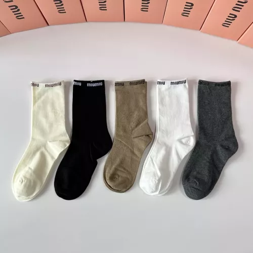 Replica MIU MIU Socks #1377747 $29.00 USD for Wholesale
