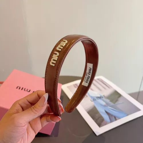 Replica MIU MIU Headband For Women #1377756 $27.00 USD for Wholesale
