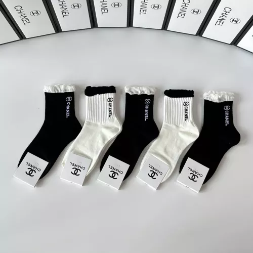 Replica Chanel Socks #1377785 $27.00 USD for Wholesale