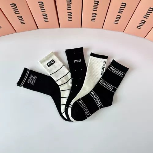 Replica MIU MIU Socks #1377791 $29.00 USD for Wholesale