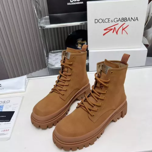 Dolce &amp; Gabbana D&amp;G Boots For Men #1377863 $135.00 USD, Wholesale Replica Dolce &amp; Gabbana D&amp;G Boots