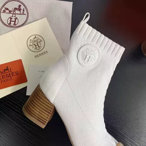Replica Hermes Boots For Women #1377867 $92.00 USD for Wholesale