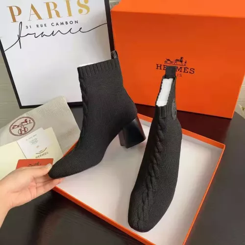 Replica Hermes Boots For Women #1377868 $92.00 USD for Wholesale