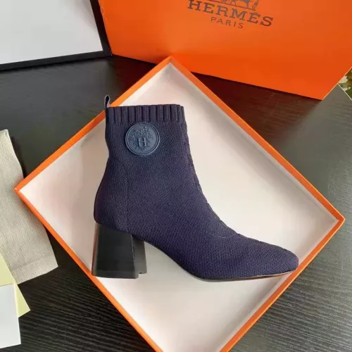 Replica Hermes Boots For Women #1377869 $92.00 USD for Wholesale