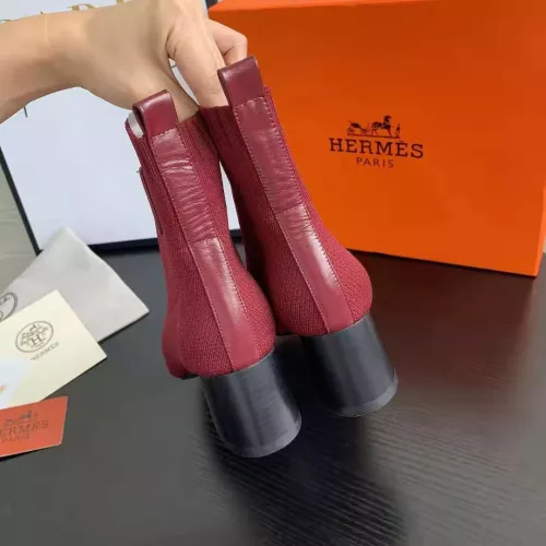 Replica Hermes Boots For Women #1377870 $92.00 USD for Wholesale