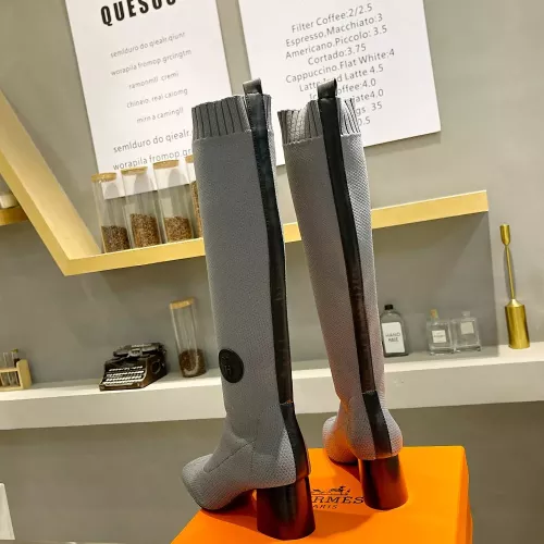Replica Hermes Boots For Women #1377873 $105.00 USD for Wholesale